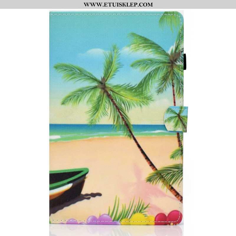 Etui Folio do Samsung Galaxy Tab A8 (2021) Plaża